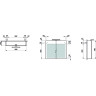 Зеркальный шкаф LAUFEN BASE 80 белый 4.0281.2.110.260.1